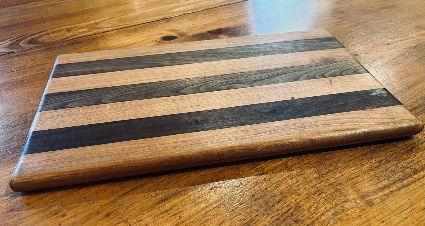 Signature series Cherry and Black Walnut Cutting board