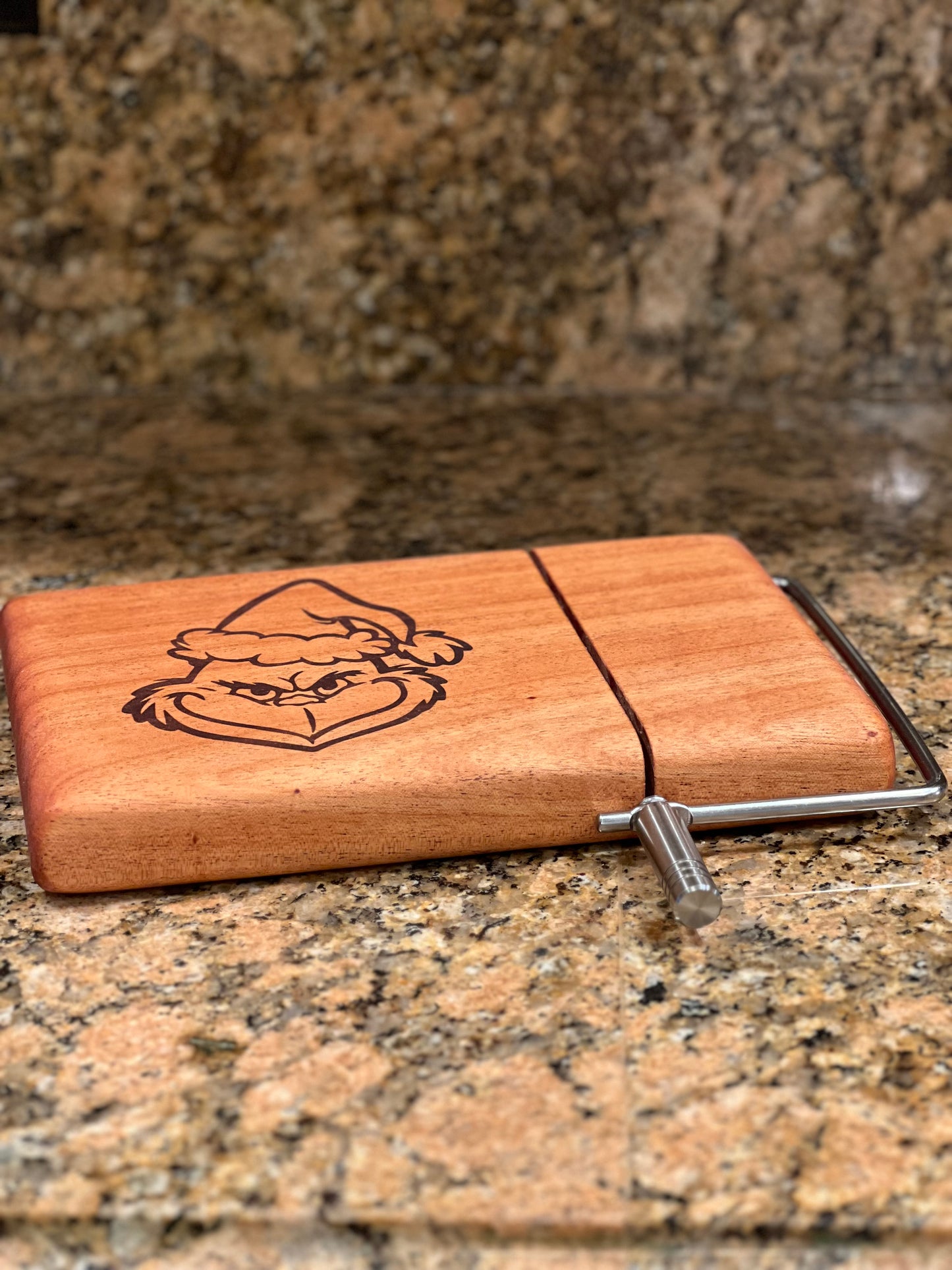 Premium Grinch themed Cheese Slicer
