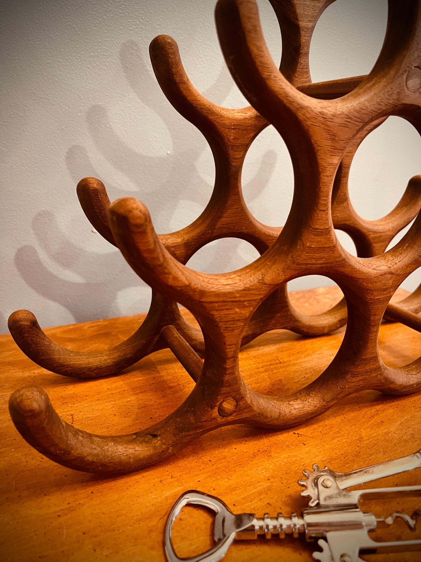 *Limited supply* Black Walnut 10 Bottle Wine rack