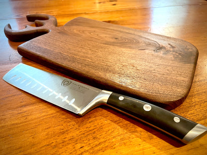 *Limited Supply* Antler Handle Black Walnut cutting board