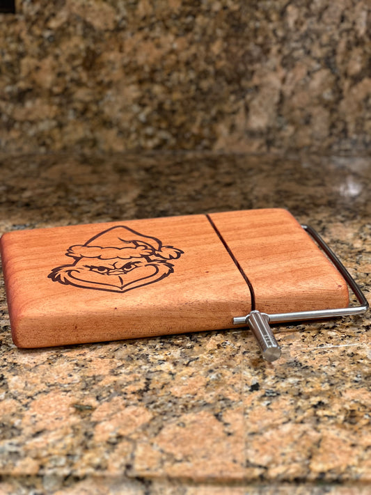 Premium Grinch themed Cheese Slicer