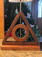 Handcrafted Lamp in the style of the Deathly Hallows